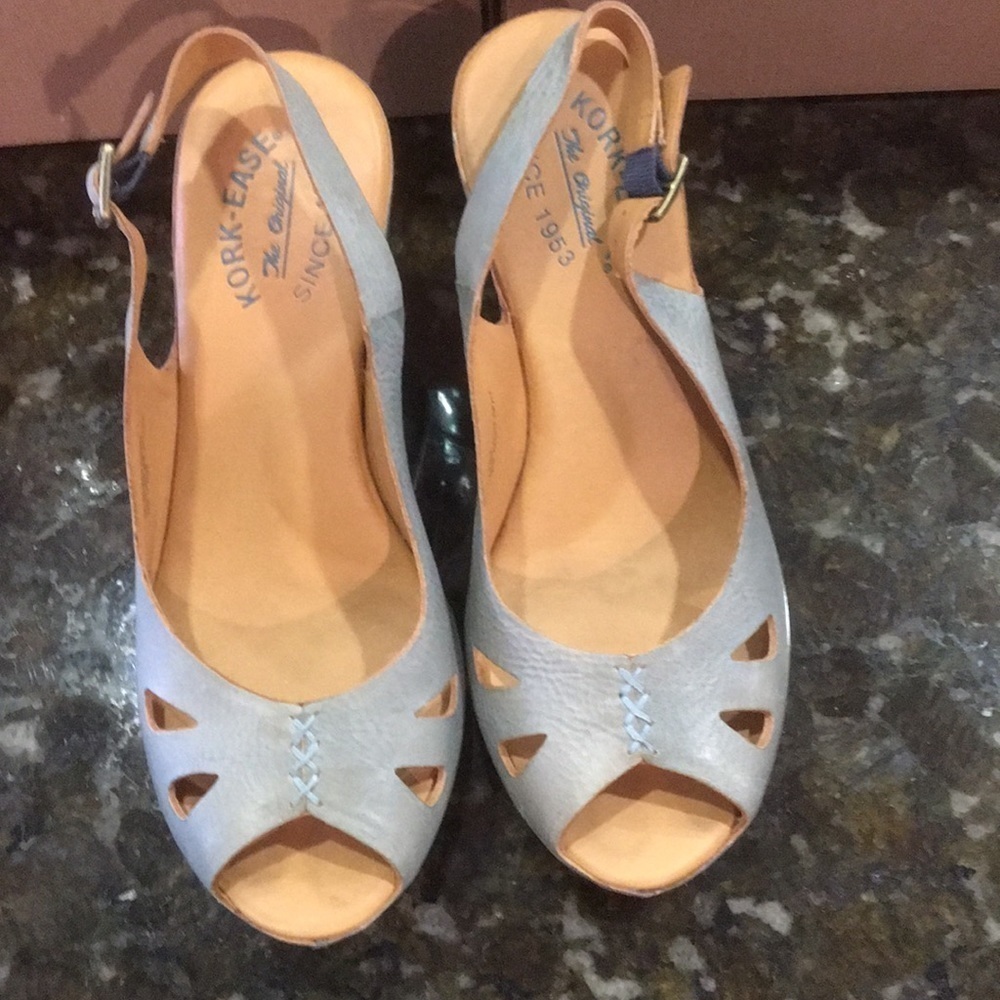 Kork-Ease Light Blue Platforms